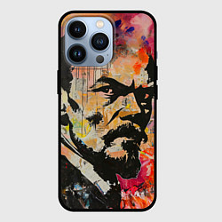 Чехол для iPhone 13 Pro Граффити портрет Владимира Ленина, цвет: 3D-черный
