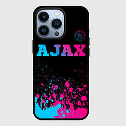 Чехол iPhone 13 Pro Ajax - neon gradient посередине