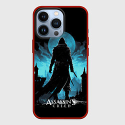 Чехол для iPhone 13 Pro Assassins creed сумерки, цвет: 3D-красный