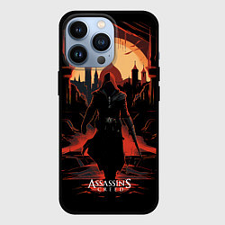 Чехол для iPhone 13 Pro Assassins creed заброшенный старый город, цвет: 3D-черный