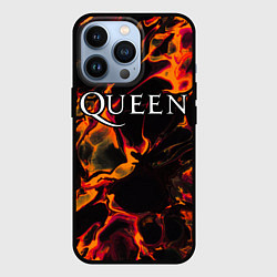 Чехол для iPhone 13 Pro Queen red lava, цвет: 3D-черный