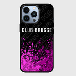 Чехол для iPhone 13 Pro Club Brugge pro football посередине, цвет: 3D-черный