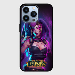 Чехол для iPhone 13 Pro League Of Legends Akali Kda, цвет: 3D-черный