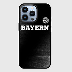 Чехол для iPhone 13 Pro Bayern sport на темном фоне посередине, цвет: 3D-черный