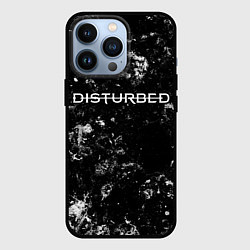Чехол для iPhone 13 Pro Disturbed black ice, цвет: 3D-черный