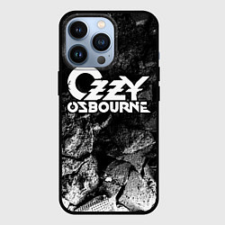 Чехол для iPhone 13 Pro Ozzy Osbourne black graphite, цвет: 3D-черный