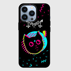 Чехол для iPhone 13 Pro Mayhem - rock star cat, цвет: 3D-черный