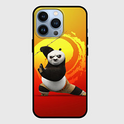Чехол для iPhone 13 Pro Мастер По - Кунг-фу панда, цвет: 3D-черный