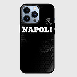 Чехол iPhone 13 Pro Napoli sport на темном фоне посередине