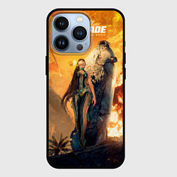 Чехол для iPhone 13 Pro Ева и капсула stellar blade, цвет: 3D-черный