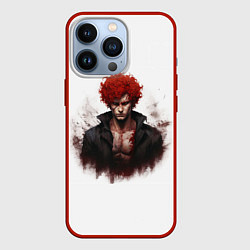 Чехол для iPhone 13 Pro Красноволосый парень со шрамами, цвет: 3D-красный