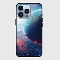 Чехол для iPhone 13 Pro Одинокая планета, цвет: 3D-черный