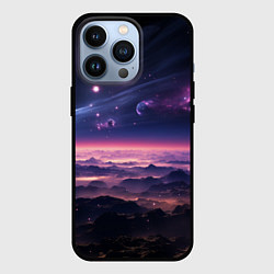 Чехол для iPhone 13 Pro Абстрактный космос фантастика, цвет: 3D-черный