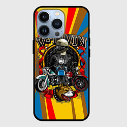 Чехол для iPhone 13 Pro V-twin, цвет: 3D-черный