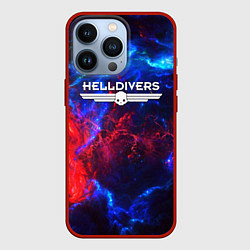 Чехол для iPhone 13 Pro Helldivers: Space Logo, цвет: 3D-красный