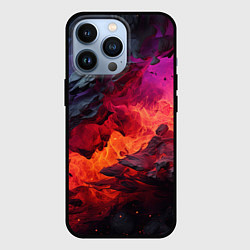 Чехол для iPhone 13 Pro Яркий абстрактный путь, цвет: 3D-черный