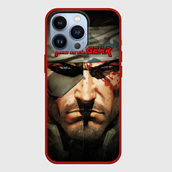 Чехол для iPhone 13 Pro Metal gear Venom Snake, цвет: 3D-красный