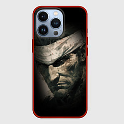 Чехол для iPhone 13 Pro Metal gear Venom Snake, цвет: 3D-красный