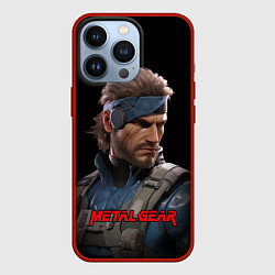 Чехол для iPhone 13 Pro Веном Снейк из игры Metal gear, цвет: 3D-красный