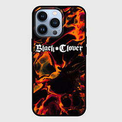 Чехол для iPhone 13 Pro Black Clover red lava, цвет: 3D-черный