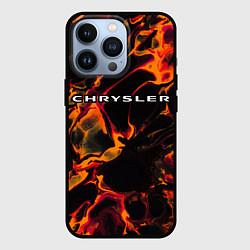 Чехол для iPhone 13 Pro Chrysler red lava, цвет: 3D-черный