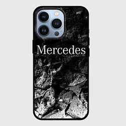 Чехол для iPhone 13 Pro Mercedes black graphite, цвет: 3D-черный
