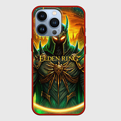 Чехол для iPhone 13 Pro Elden Ring black knight, цвет: 3D-красный