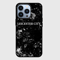 Чехол для iPhone 13 Pro Leicester City black ice, цвет: 3D-черный