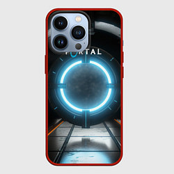 Чехол для iPhone 13 Pro Portal logo game, цвет: 3D-красный