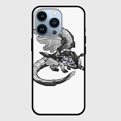 Чехол для iPhone 13 Pro BMW M1000RR drago, цвет: 3D-черный