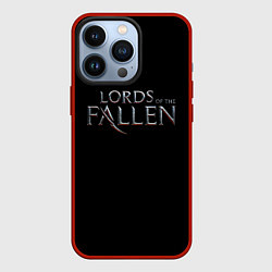 Чехол для iPhone 13 Pro Lord of the fallen logo, цвет: 3D-красный