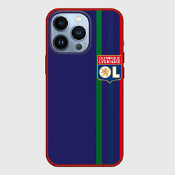 Чехол для iPhone 13 Pro Olympique lyonnais, цвет: 3D-красный