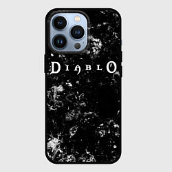 Чехол для iPhone 13 Pro Diablo black ice, цвет: 3D-черный