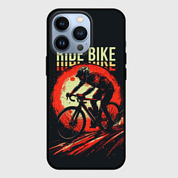 Чехол для iPhone 13 Pro Ride bike, цвет: 3D-черный