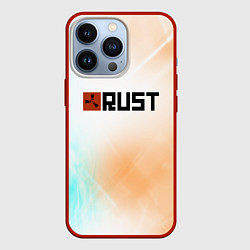 Чехол для iPhone 13 Pro RUST gradient, цвет: 3D-красный