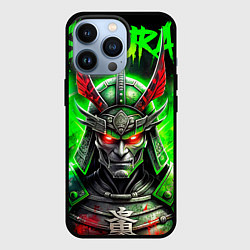 Чехол для iPhone 13 Pro Samurai green, цвет: 3D-черный