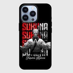 Чехол для iPhone 13 Pro Злой Сукуна - Магическая битва, цвет: 3D-черный