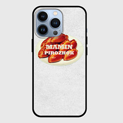 Чехол для iPhone 13 Pro Мамин вкусный пирожок, цвет: 3D-черный