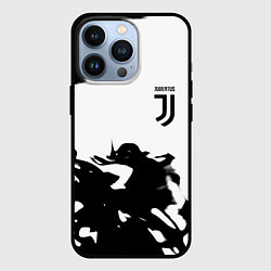 Чехол для iPhone 13 Pro Juventus smoke black fire, цвет: 3D-черный