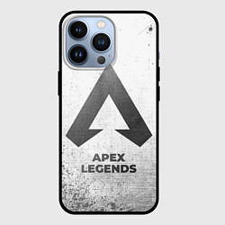 Чехол для iPhone 13 Pro Apex Legends - white gradient, цвет: 3D-черный