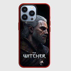 Чехол для iPhone 13 Pro The Witcher poster, цвет: 3D-красный