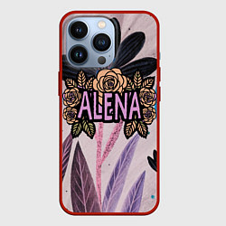 Чехол для iPhone 13 Pro Alena roses, цвет: 3D-красный