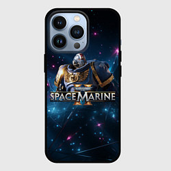 Чехол для iPhone 13 Pro Warhammer 40000 space marine 2 ультрамарин в броне, цвет: 3D-черный