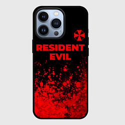 Чехол для iPhone 13 Pro Resident Evil - red gradient посередине, цвет: 3D-черный