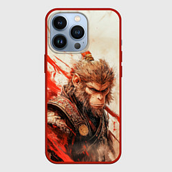 Чехол для iPhone 13 Pro Wukong на фоне с брызгами, цвет: 3D-красный