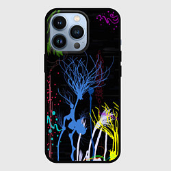 Чехол для iPhone 13 Pro Неоновый сюреализм, цвет: 3D-черный