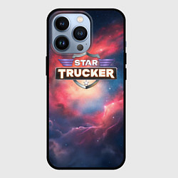 Чехол для iPhone 13 Pro Star Trucker logo, цвет: 3D-черный