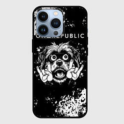 Чехол для iPhone 13 Pro OneRepublic рок пес, цвет: 3D-черный