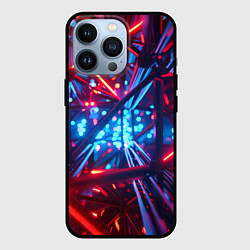 Чехол для iPhone 13 Pro Неоновые трубки, цвет: 3D-черный