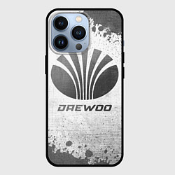 Чехол для iPhone 13 Pro Daewoo - white gradient, цвет: 3D-черный